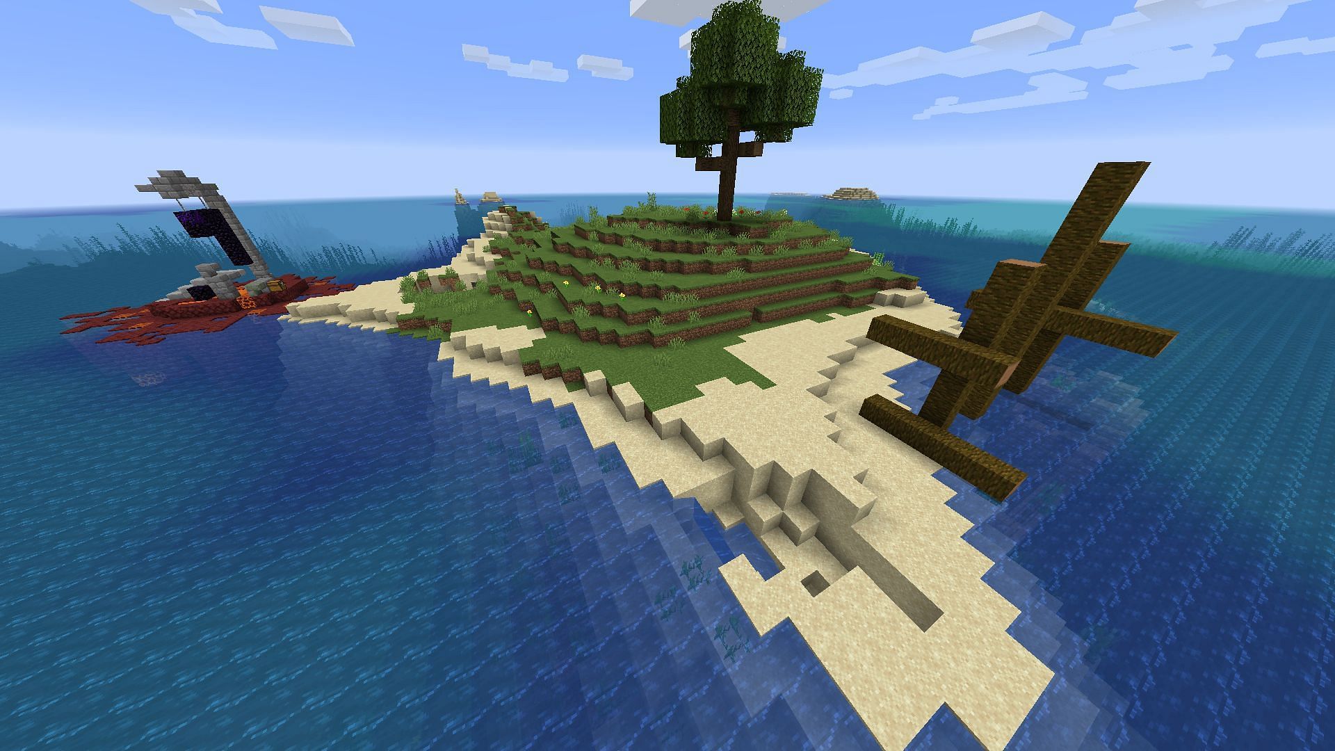 Cette graine Minecraft est plus que ce que l’on voit (Image via Mojang)