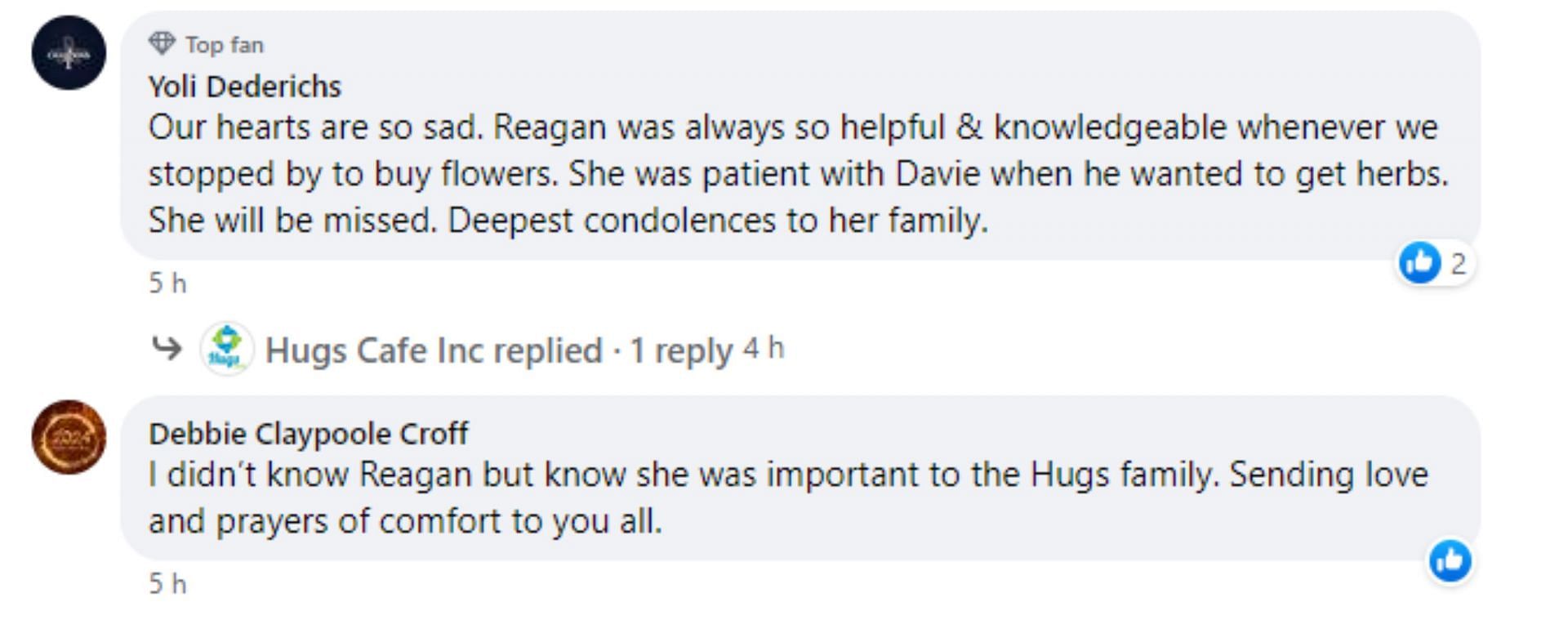 Tributes pour in as Hugs Cafe employee passes away (Image via Facebook/Hugs Cafe Inc)