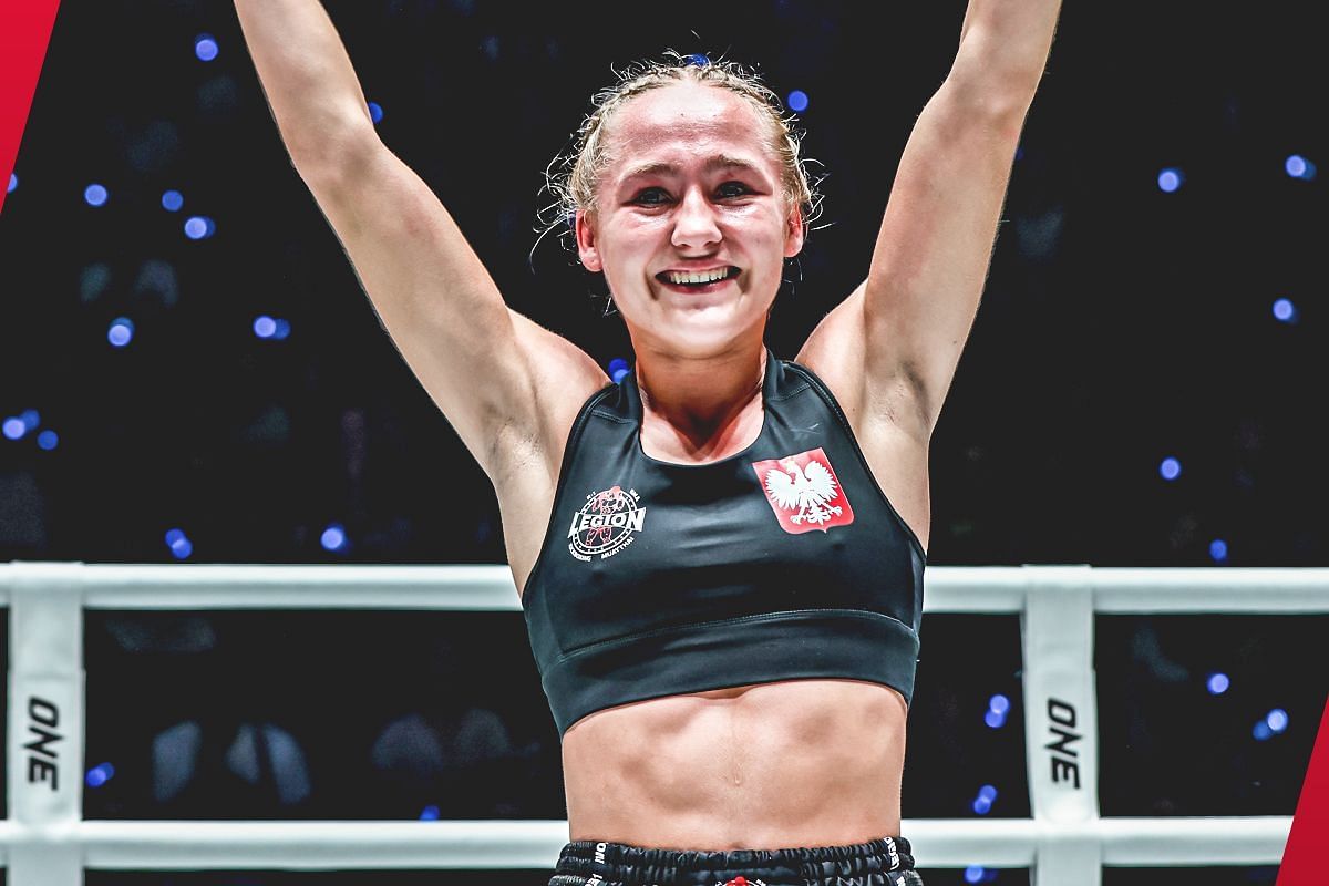 ONE strawweight Muay Thai contender Martyna Kierczynska 