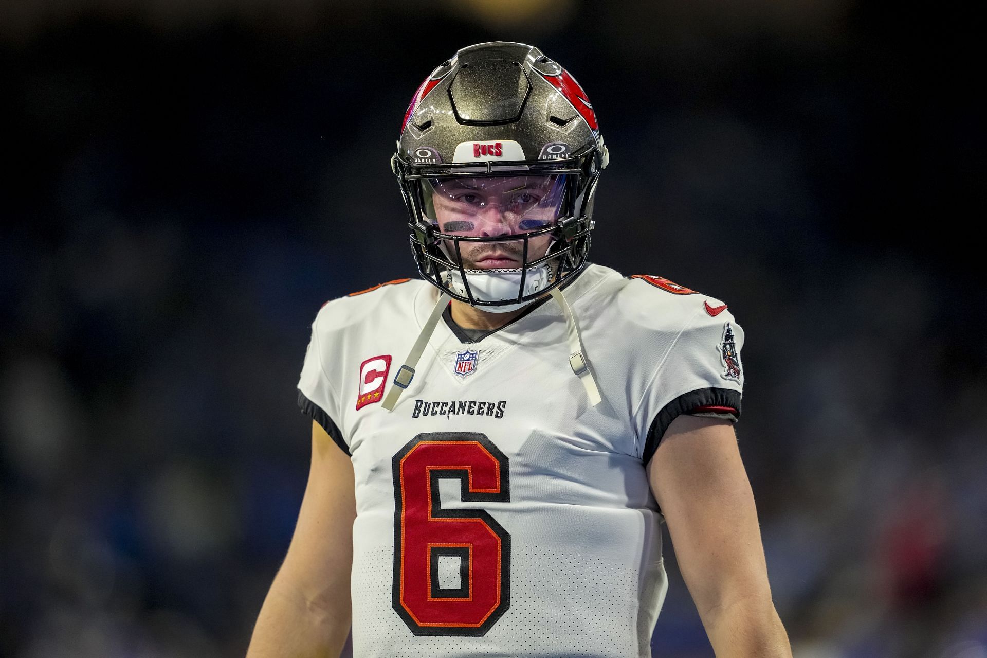 Baker Mayfield: NFC Divisional Playoffs - Tampa Bay Buccaneers v Detroit Lions