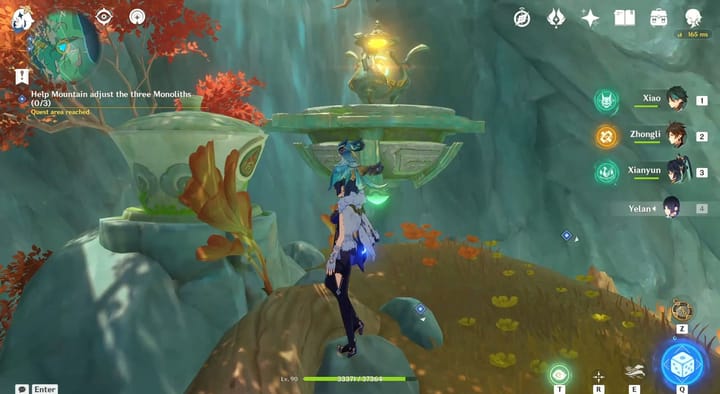 Help Mountain adjust the three Monoliths: Genshin Impact guide