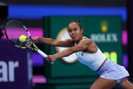 Leylah Fernandez at the 2024 Qatar Open.