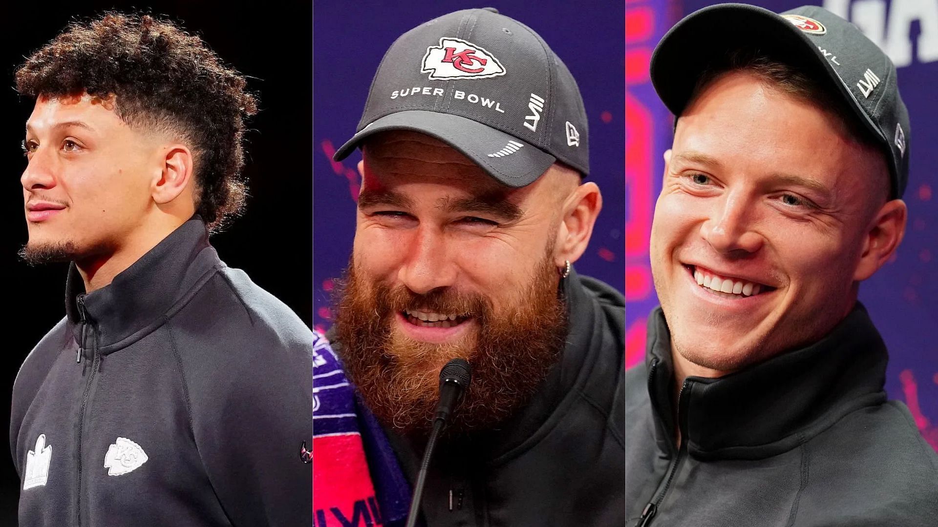 Patrick Mahomes, Travis Kelce, and Christian McCaffrey will all compete in Super Bowl 58