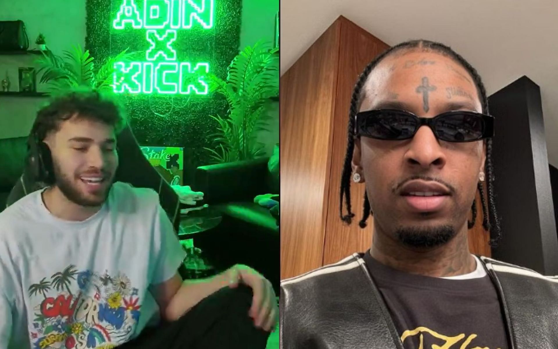 "Trying To Set Him Up" - Fans React As Adin Ross Reveals 21 Savage ...