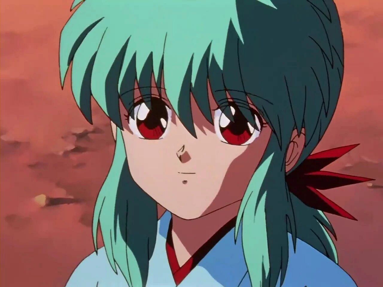 Yukina in the Yu Yu Hakusho anime (Image via Studio Pierrot)