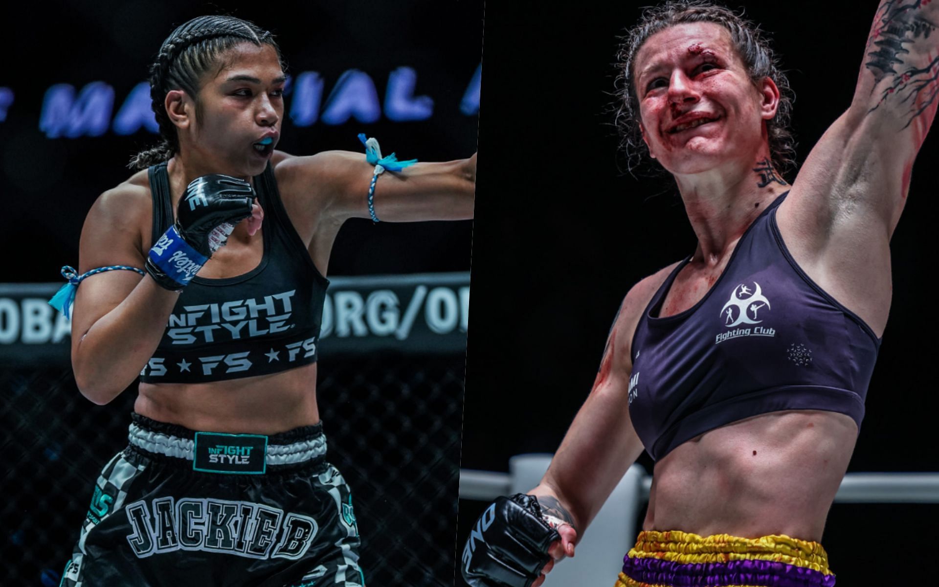 Jackie Buntan (L) and Martine Michieletto (R) | Photo by ONE Championship