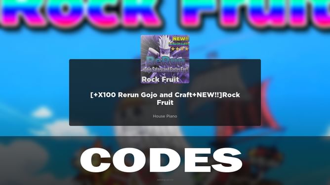 Rock Fruit codes