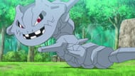 Brock's Steelix helped prevent a Pewter City Gym takeover by Team Rocket in this Pokemon anime episode (Image via The Pokemon Company)
