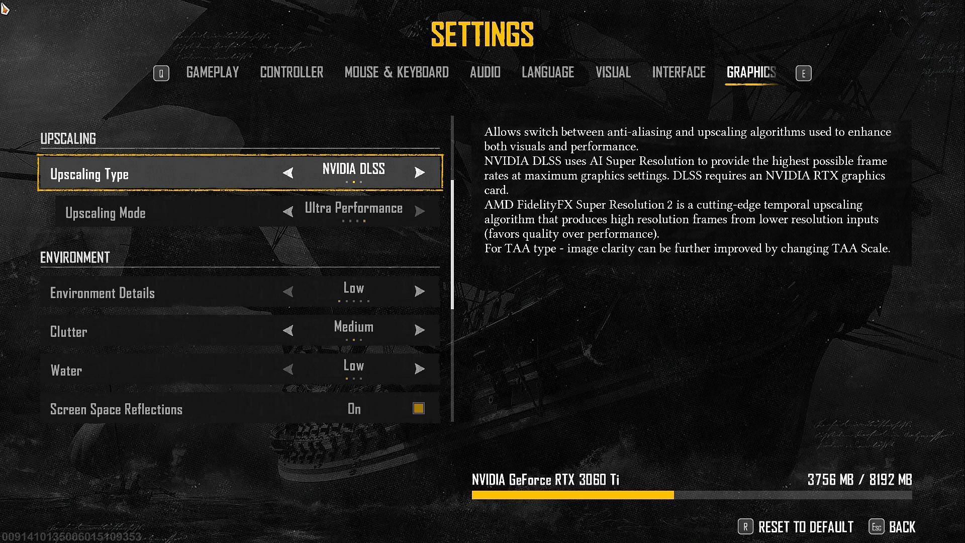 Skull and Bones graphics settings (Image via Ubisoft)