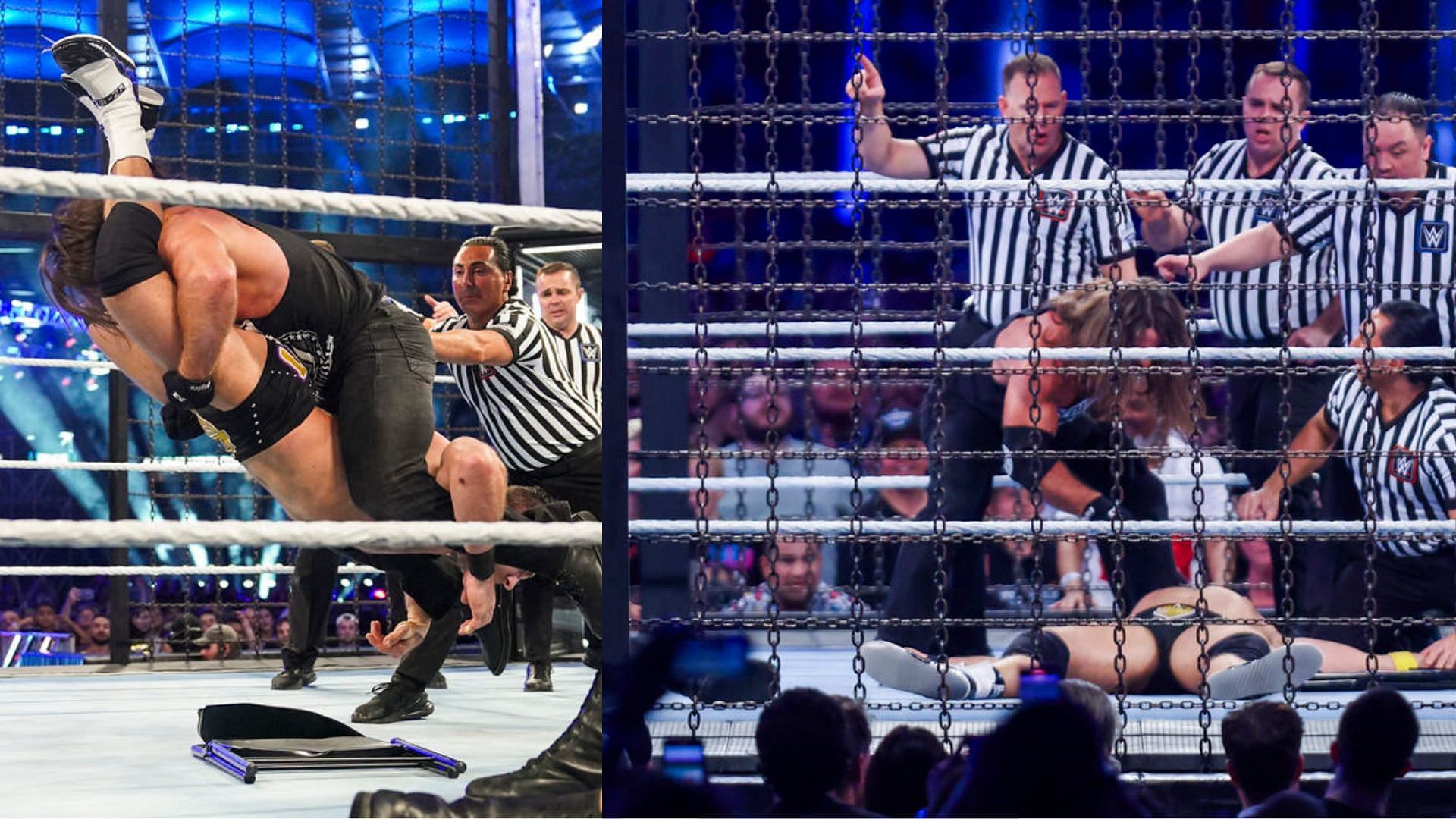 WWE सुपरस्टार एजे स्टाइल्स ने अपने विरोधी को किया चित