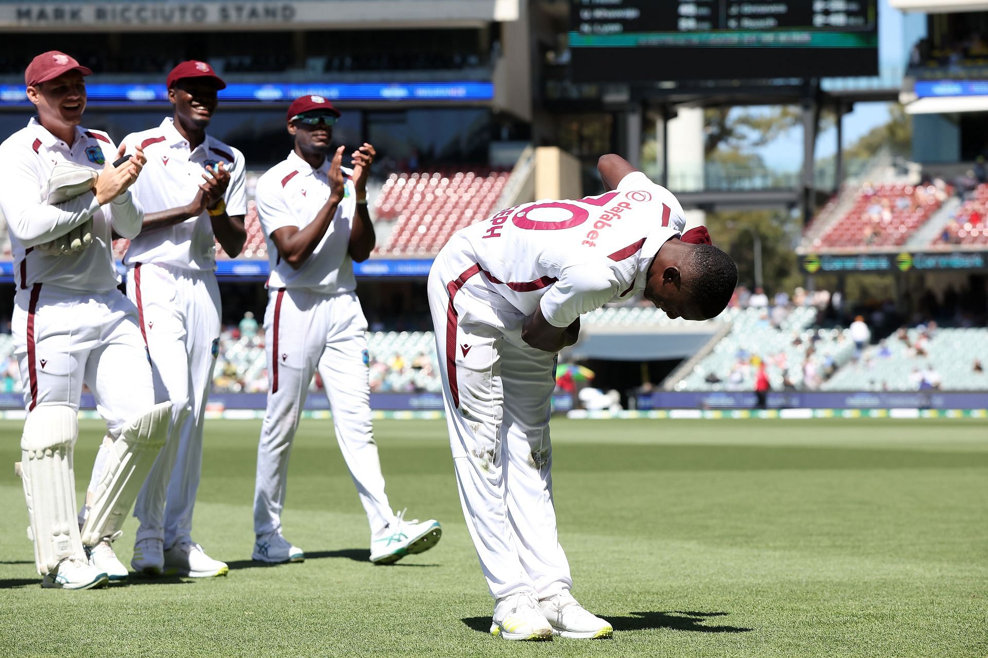 Joseph decimated the Aussie lineup in the two-Test series.