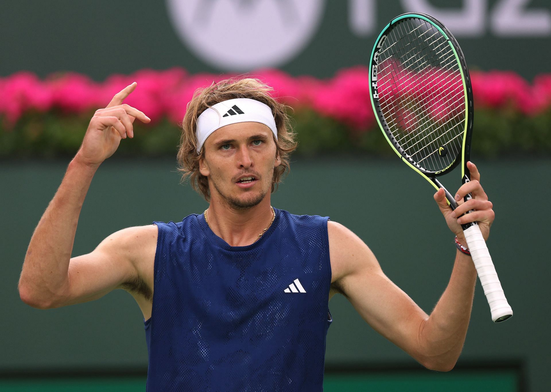 Alexander Zverev at the 2023 Indian Wells