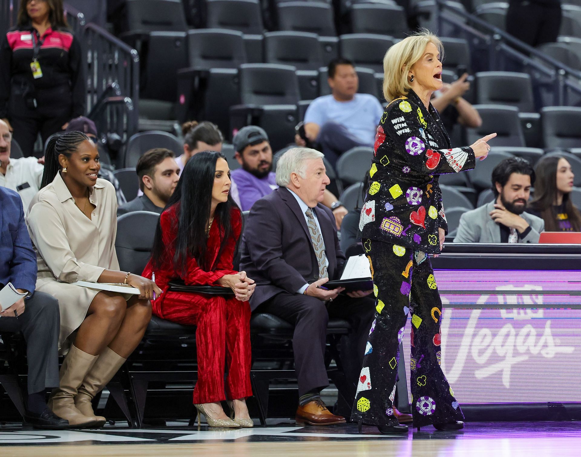 Kim Mulkey during Colorado vs. LSU