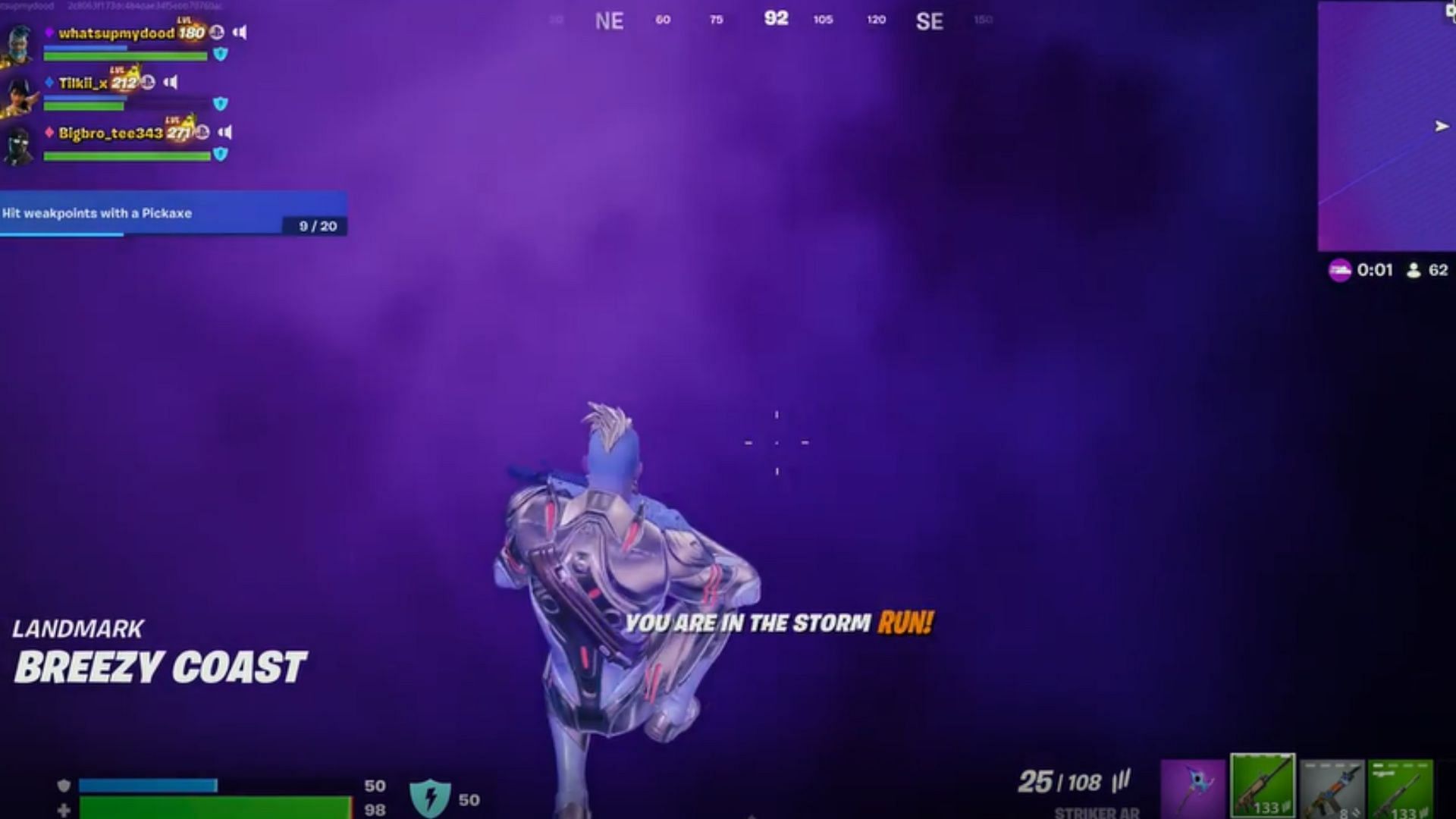Strange Fortnite glitch sends player flying around the map