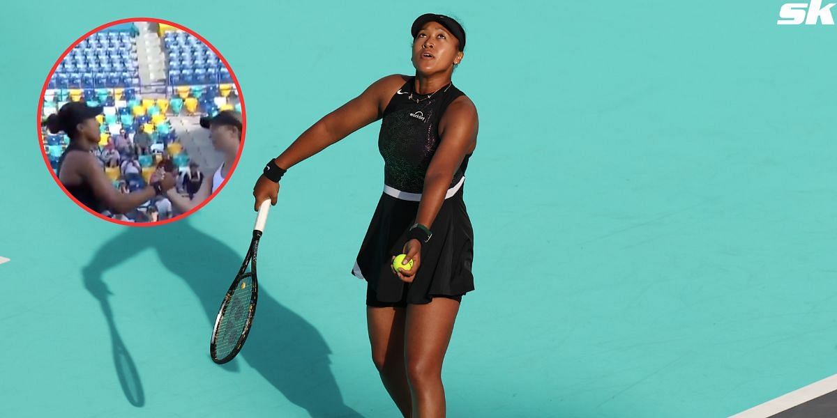 Naomi Osaka lost to Danielle Collins in Round one of the Abu Dhabi Open.