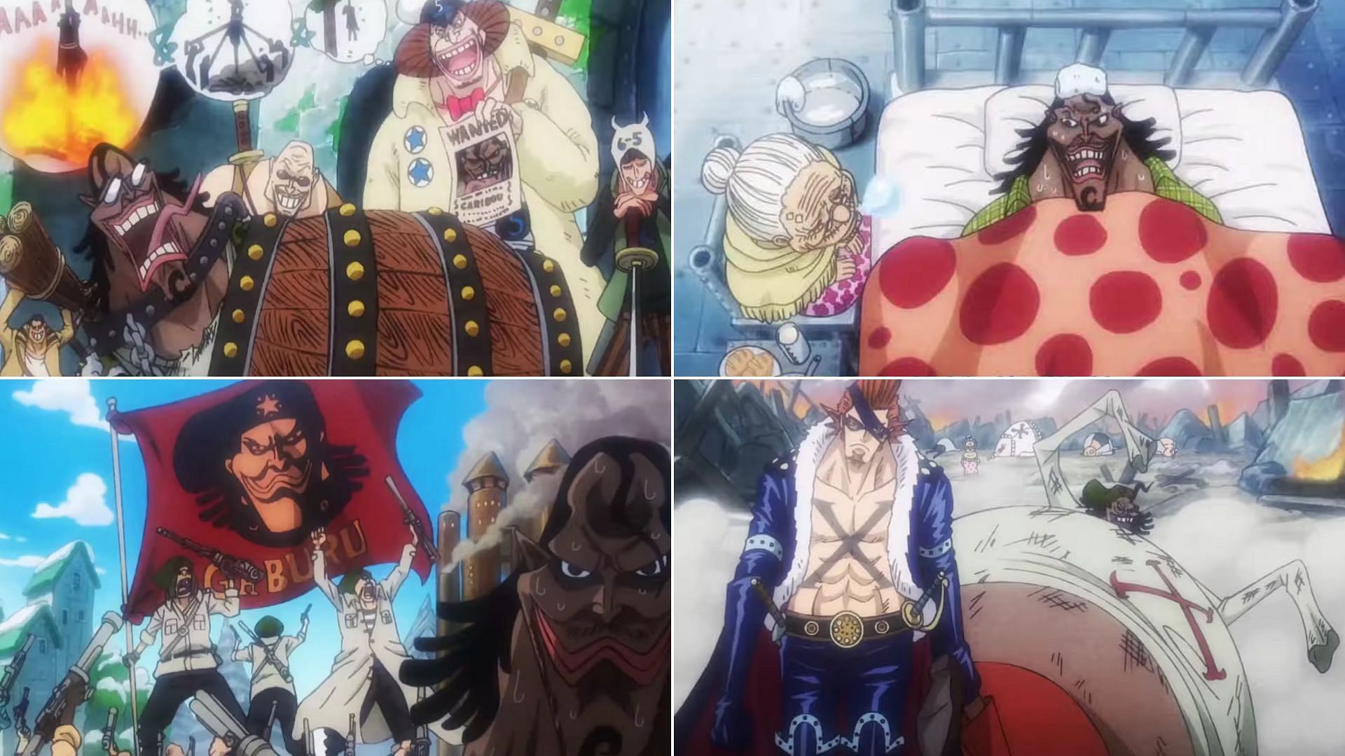 Caribou&#039;s story as seen in the One Piece anime (Image via Toei Animation)