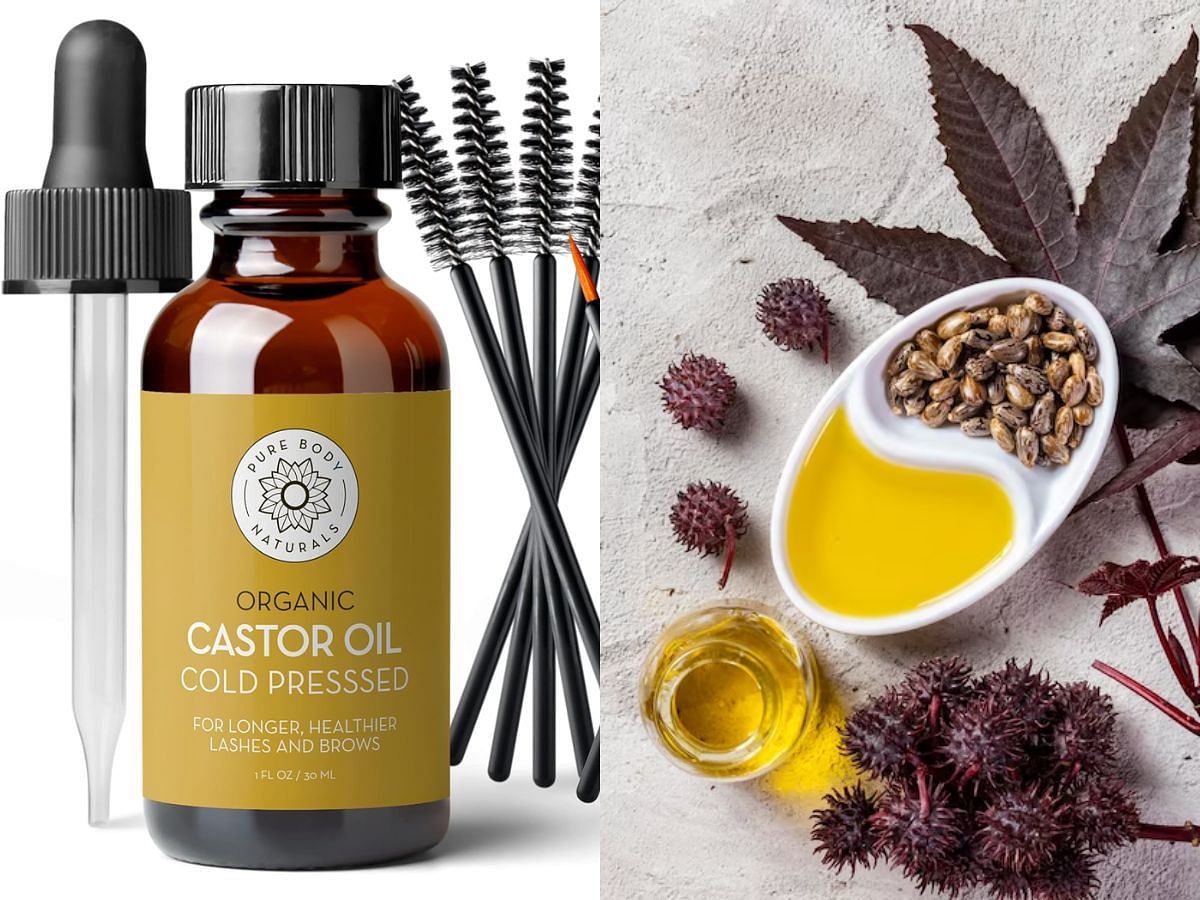 Pure Body Naturals Organic Castor Oil  (Image via sportskeeda)