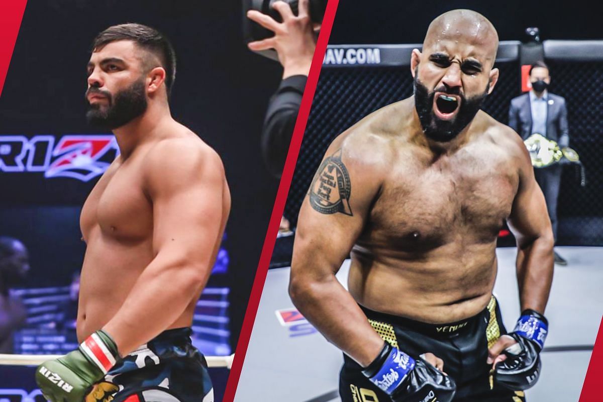 Amir Aliakbari and Arjan Bhullar - Photo by ONE Championship