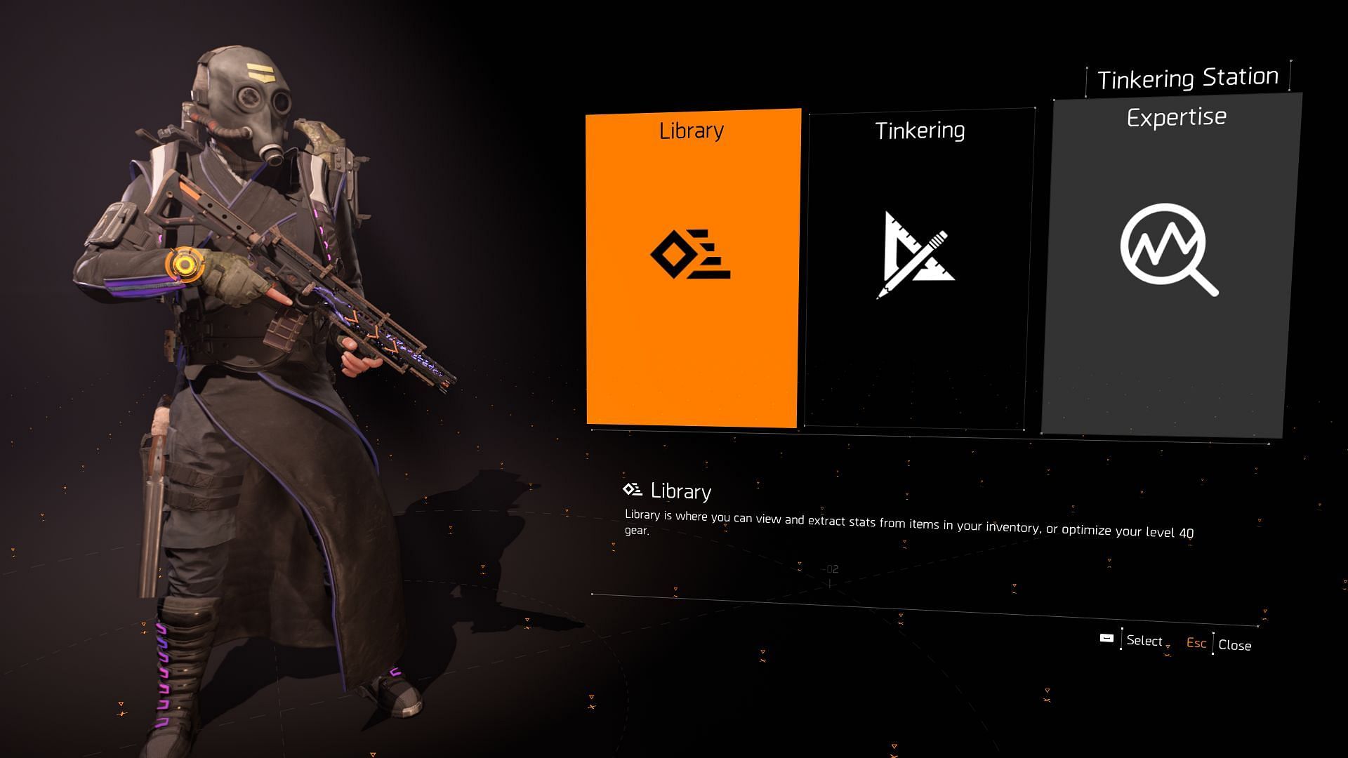 Tinkering Station in The Division 2 (Image via Ubisoft)
