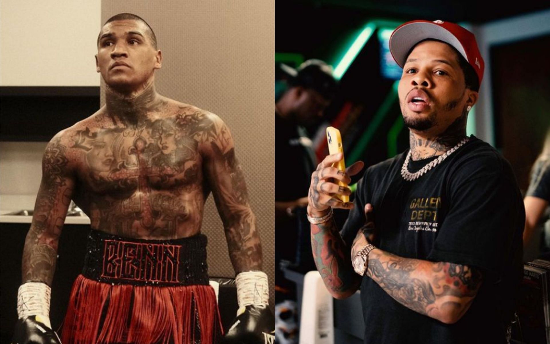 Conor Benn and Gervonta Davis have been in-talks to fight. [Images via @Gervontaa and @conorbennofficial on Instagram]