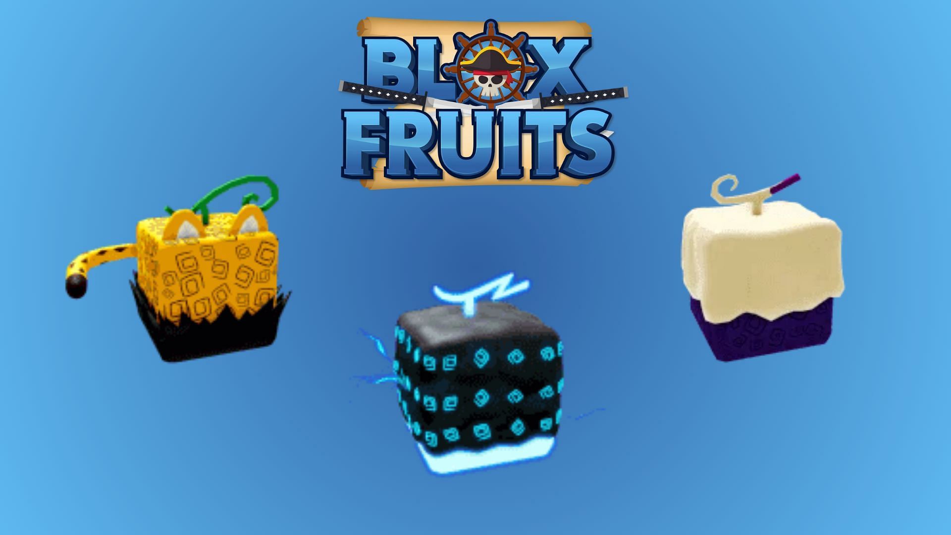Some of the best fruits in Blox Fruits (Image via Blox Fruits/Edited by Sportskeeda)