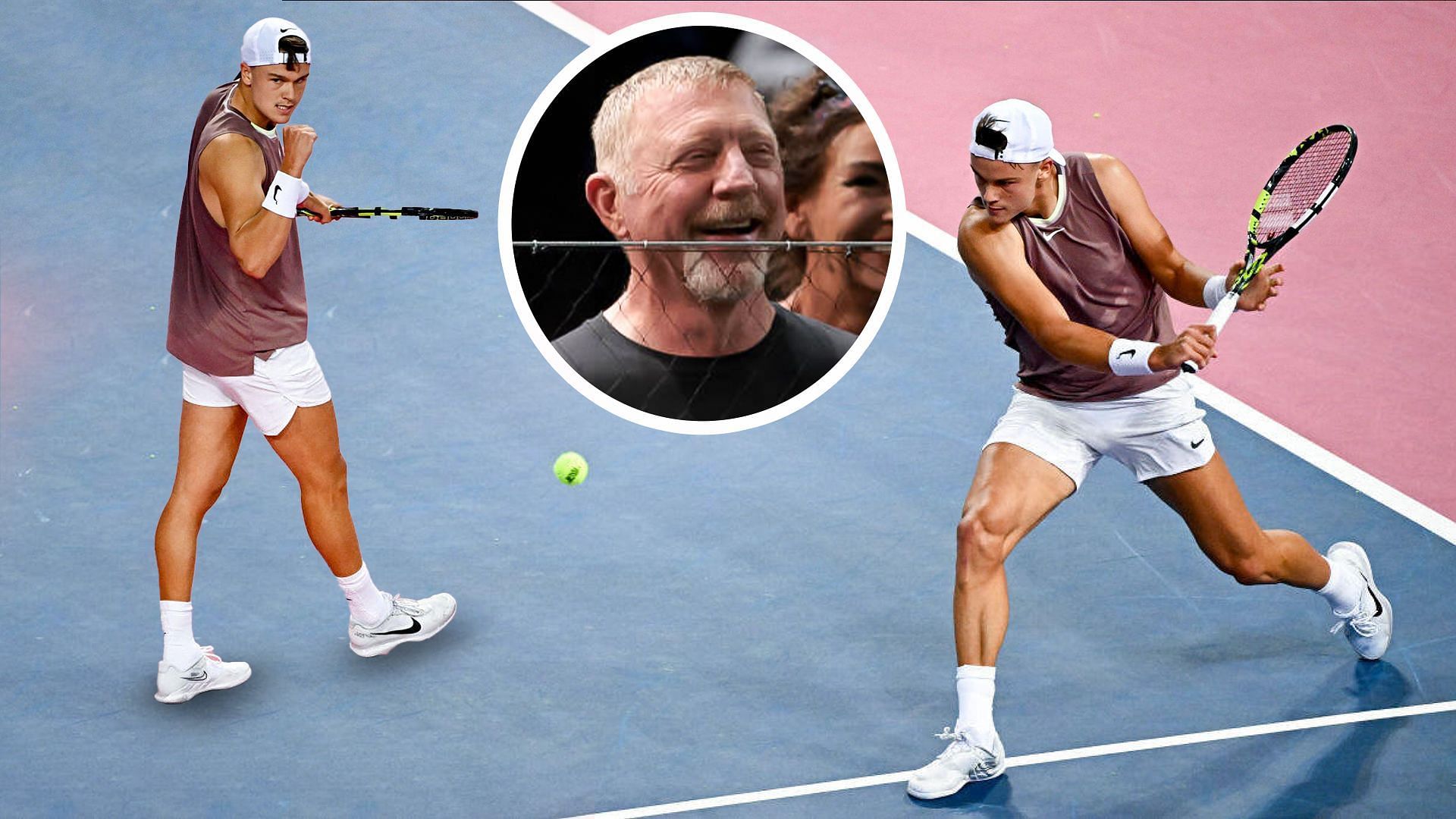 Boris Becker congratulates Rune on 100th win 