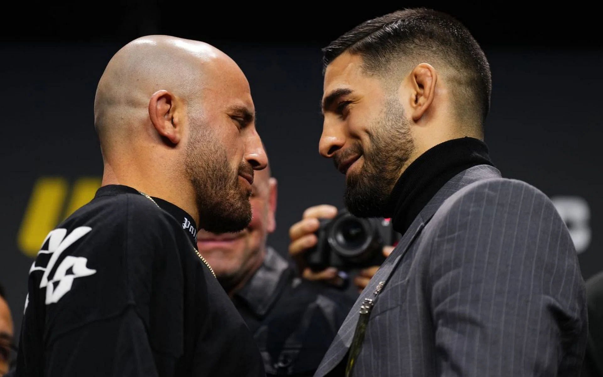 Alexander Volkanovski and Ilia Topuria. [via Getty Images]