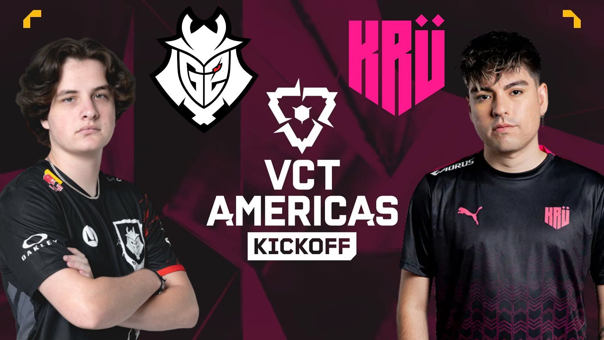 G2 Esports vs KR&Uuml; Esports at VCT Americas Kickoff (Image via Riot Games || G2 Esports || KR&Uuml; Esports)