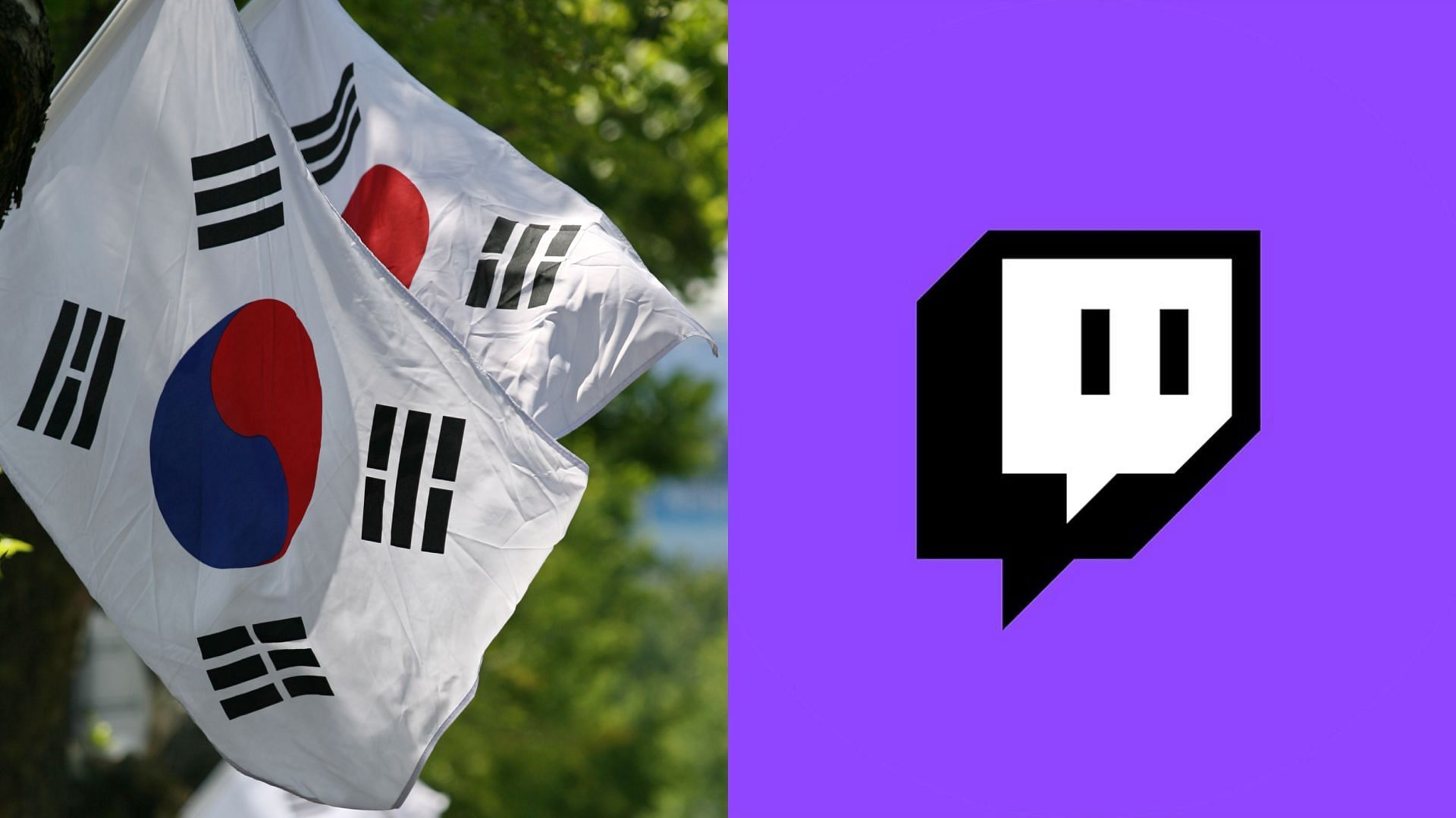 Twitch fined days before exiting Korea (Image via korea.net/Wikimedia Commons, Twitch.tv)