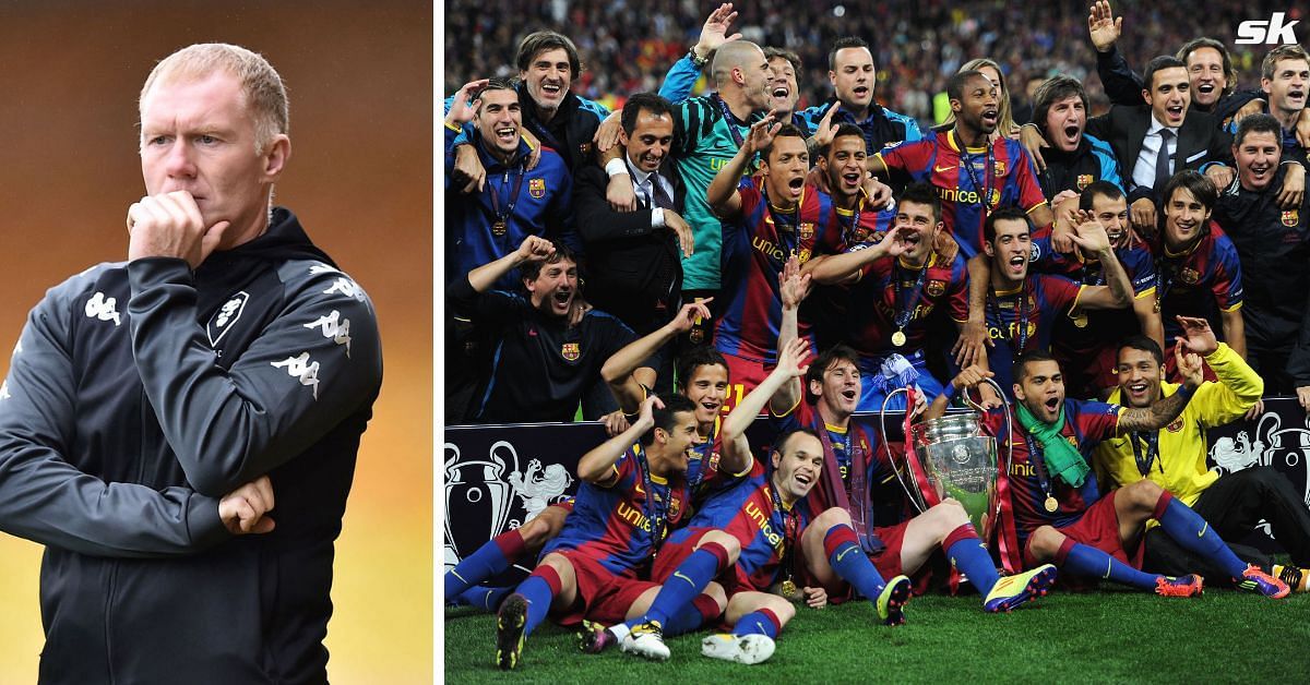 Manchester United legend Paul Scholes praises Barcelona 2011 side