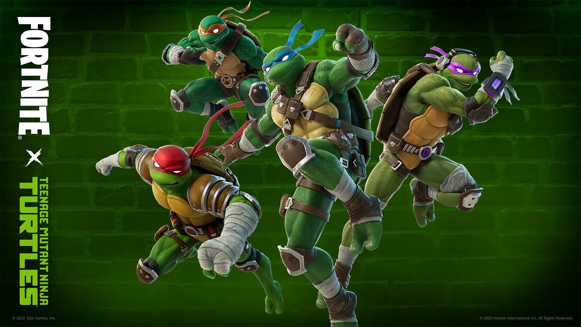 Les Teenage Mutant Ninja Turtles sont arrivées dans la saison 1 du chapitre 5 de Fortnite (Image via Epic Games)