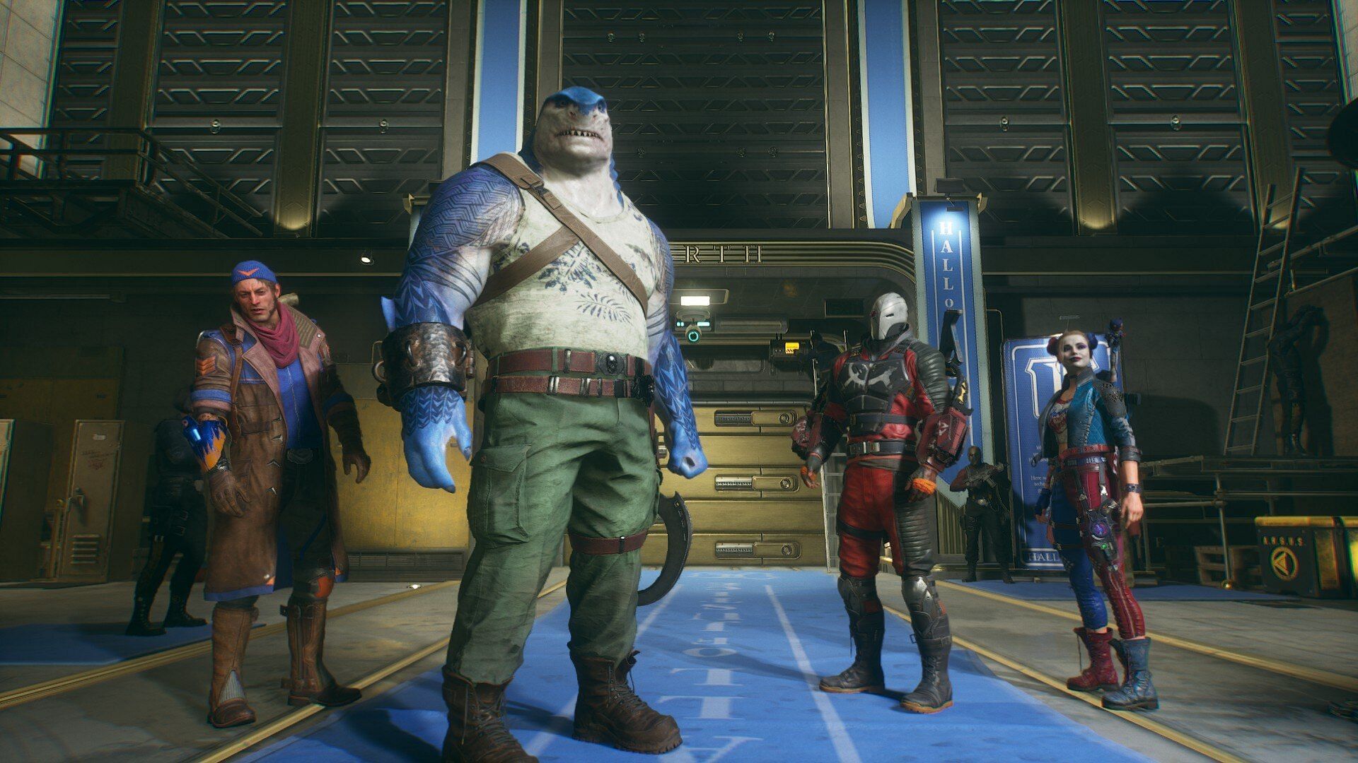 Task Force X, four convicts fighting to save the world (Image via Warner Bros. Games)
