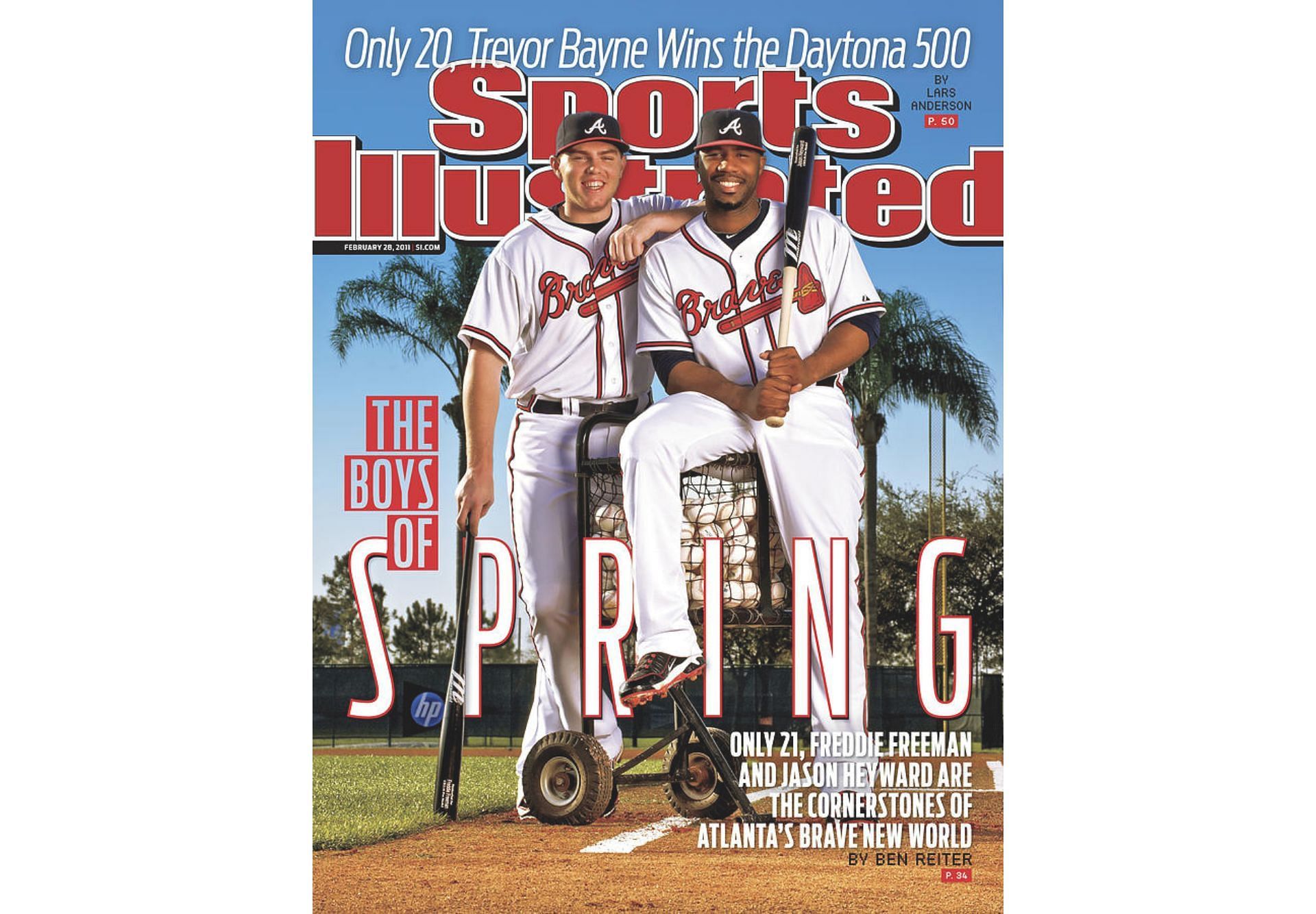 Freeman and Heyward during their time in Atlanta (Image via Sports Illustrated Covers)