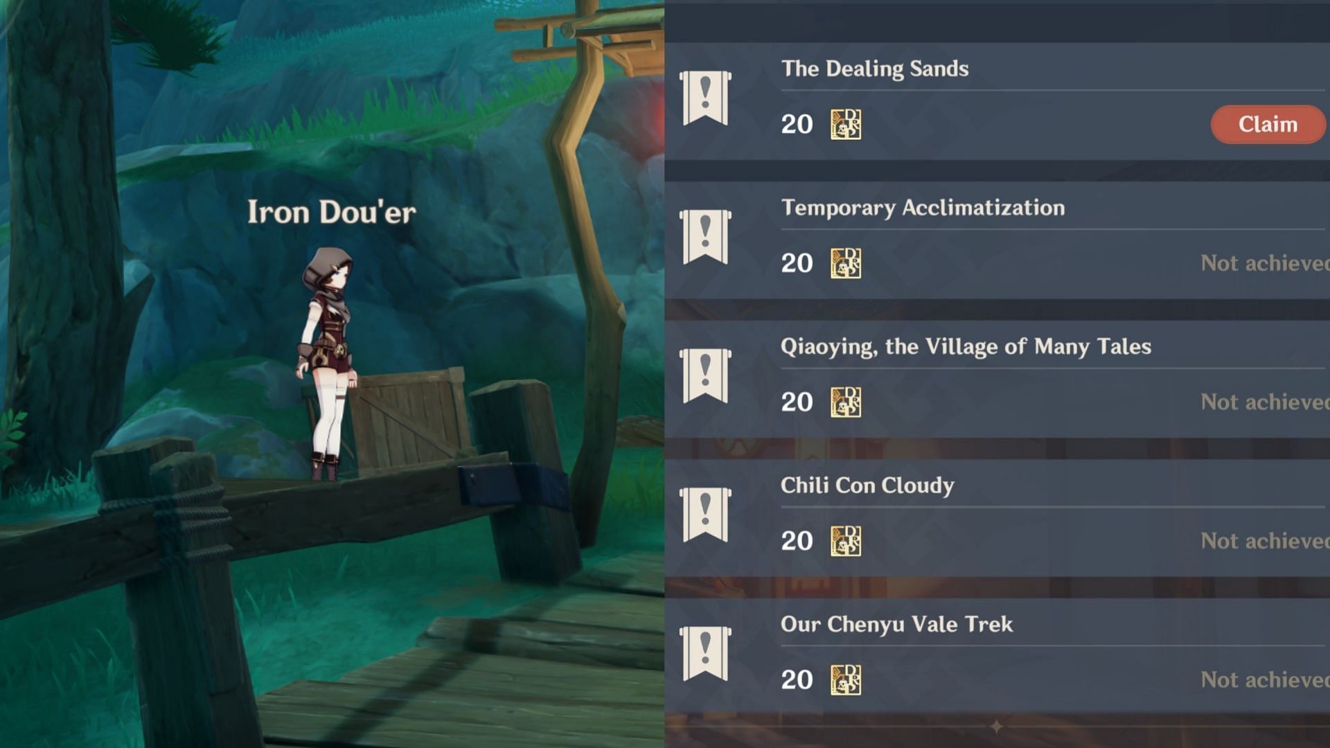 Complete The Dealing Sands quest guide (Image via HoYoverse)