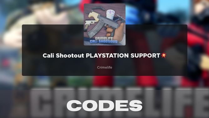 Cali Shootout codes (September 2025)