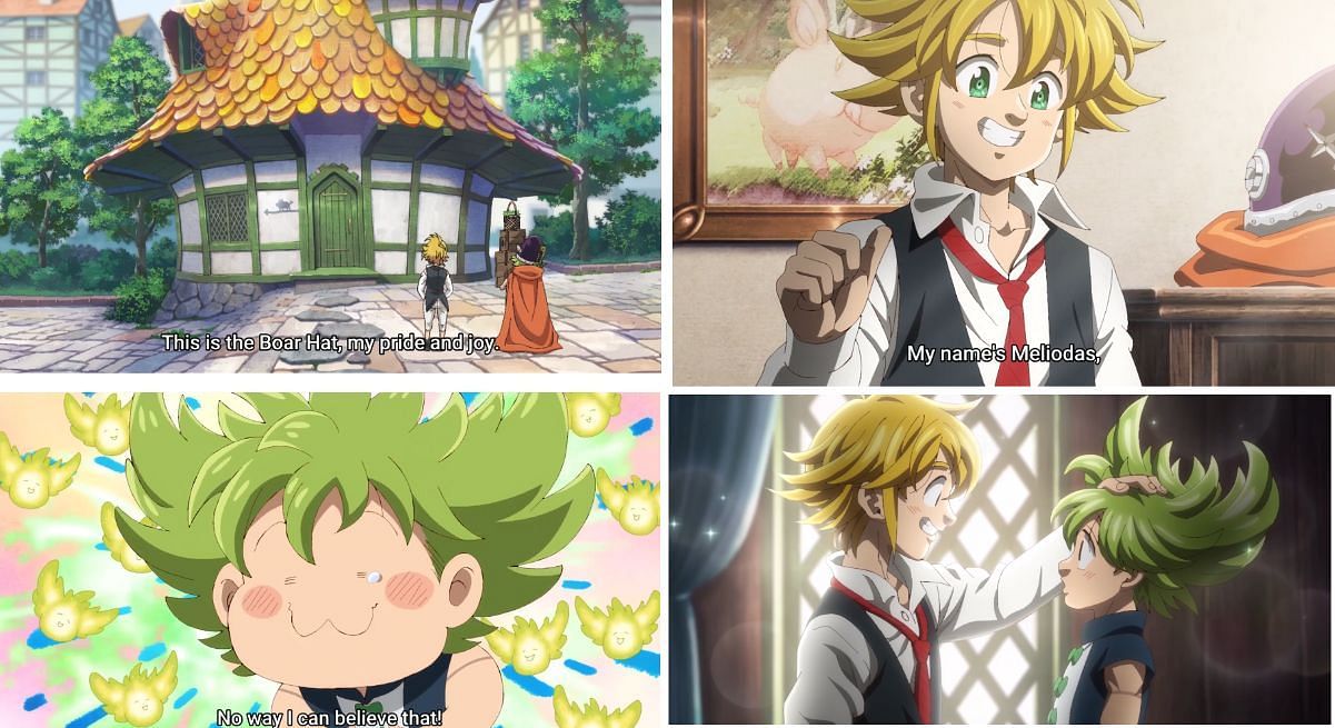 Meliodas meets Percival in Four Knights of the Apocalypse episode 17 (Image via Telecom Animation film)