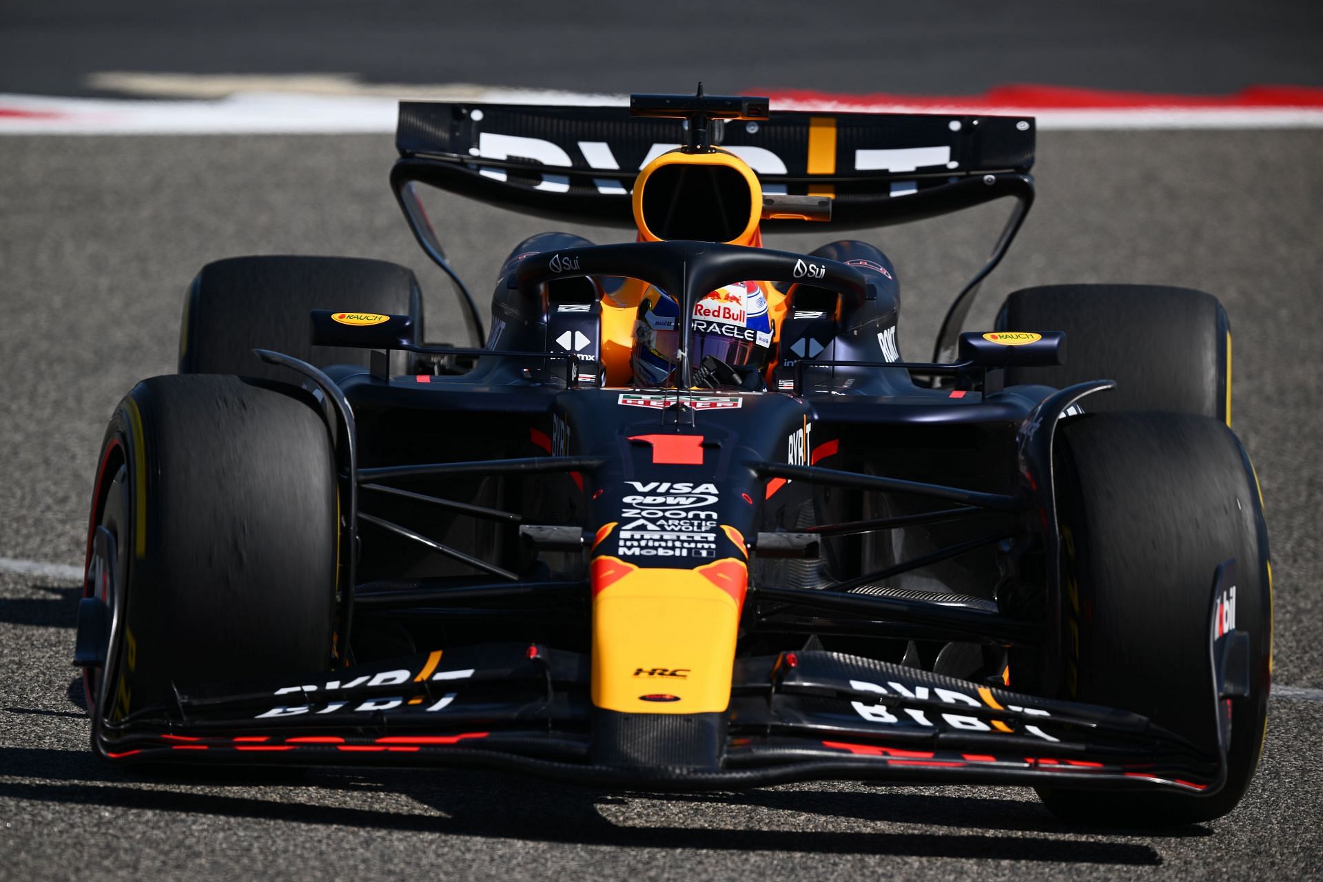 Verstappen in the RB20