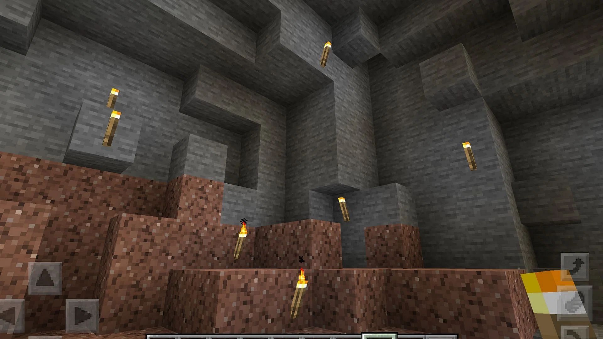 Over-stuffing with torches (Image via Mojang Studios)