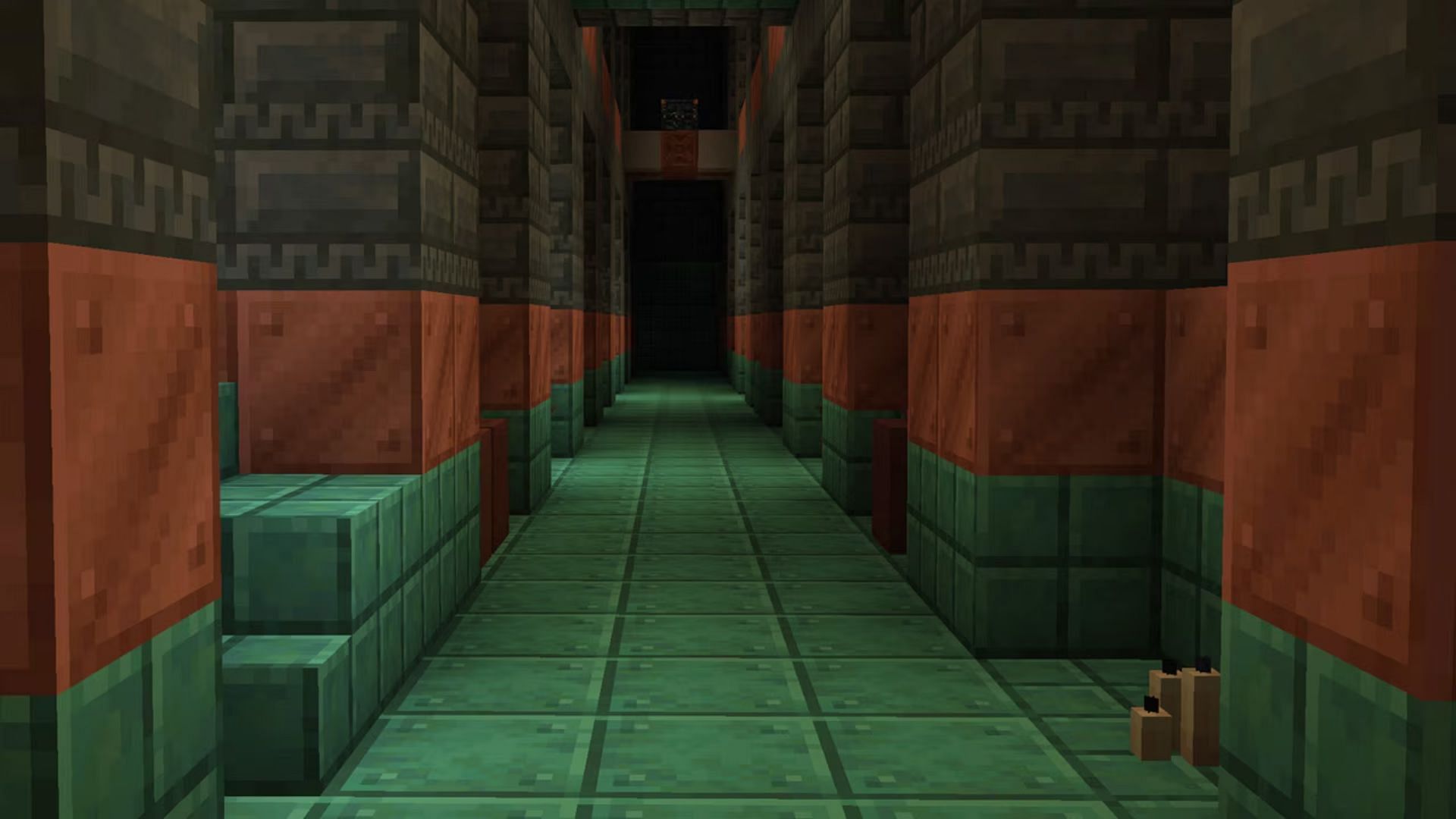 The trial chambers in Minecraft (image via Mojang Studios)