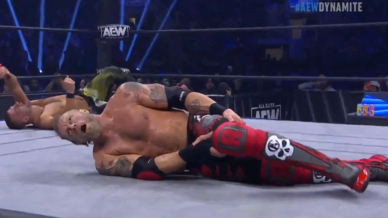 Adam Copeland was on the receiving end of a beatdown on AEW Dynamite