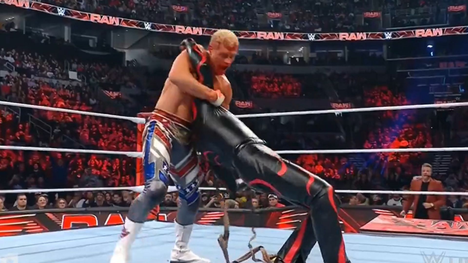 cody rhodes shinsuke nakamura bull rope match raw