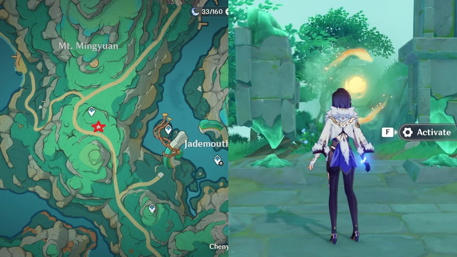 Cellar In The Southwestern Ruins Genshin Puzzle Genshin Impact Ancient Ruins puzzle locations and solution