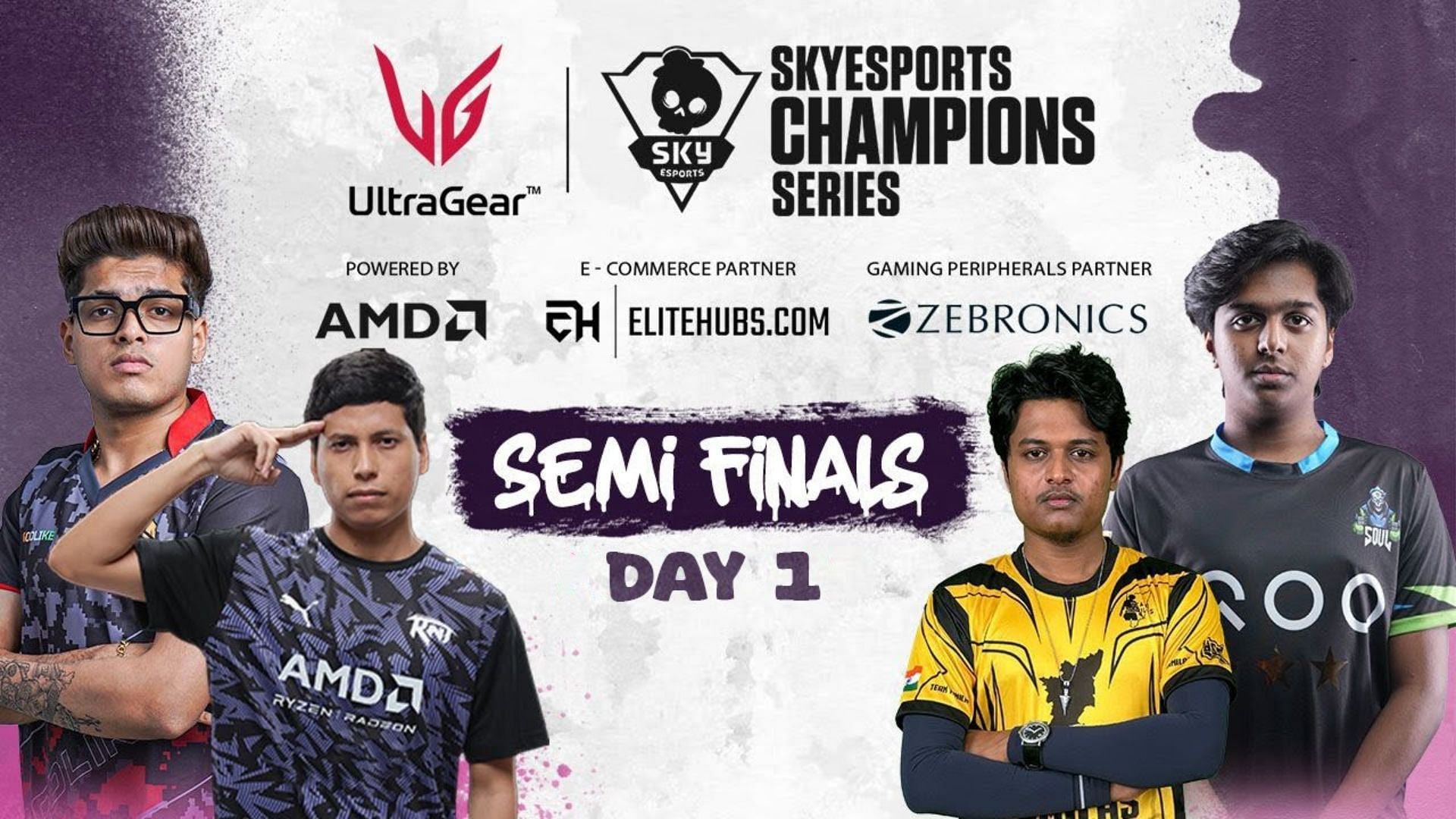 Semifinals of Skyesports Champions Series 2024 kicked off on February 28 (Image via Skyesports)