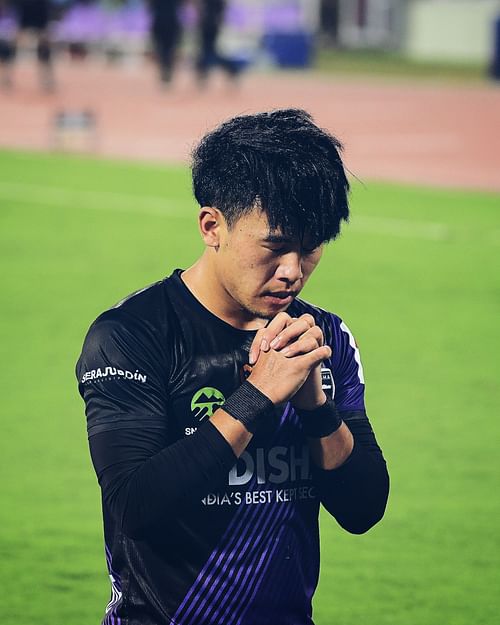 Ralte thanked God for his team's 3-0 win over Hyderabad on Monday. (OFC Media)