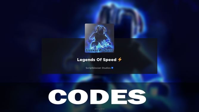 Legends of Speed Codes