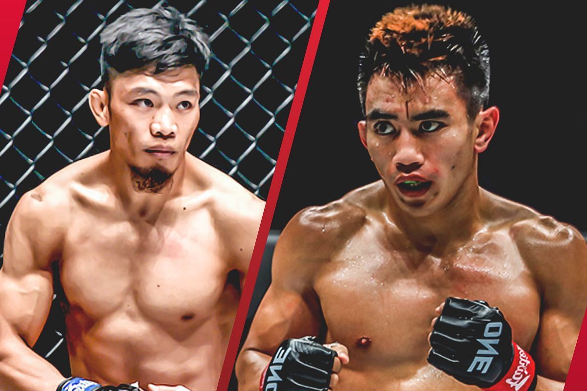 Lito Adiwang (left) and Joshua Pacio (right) | Image credit: ONE Championship