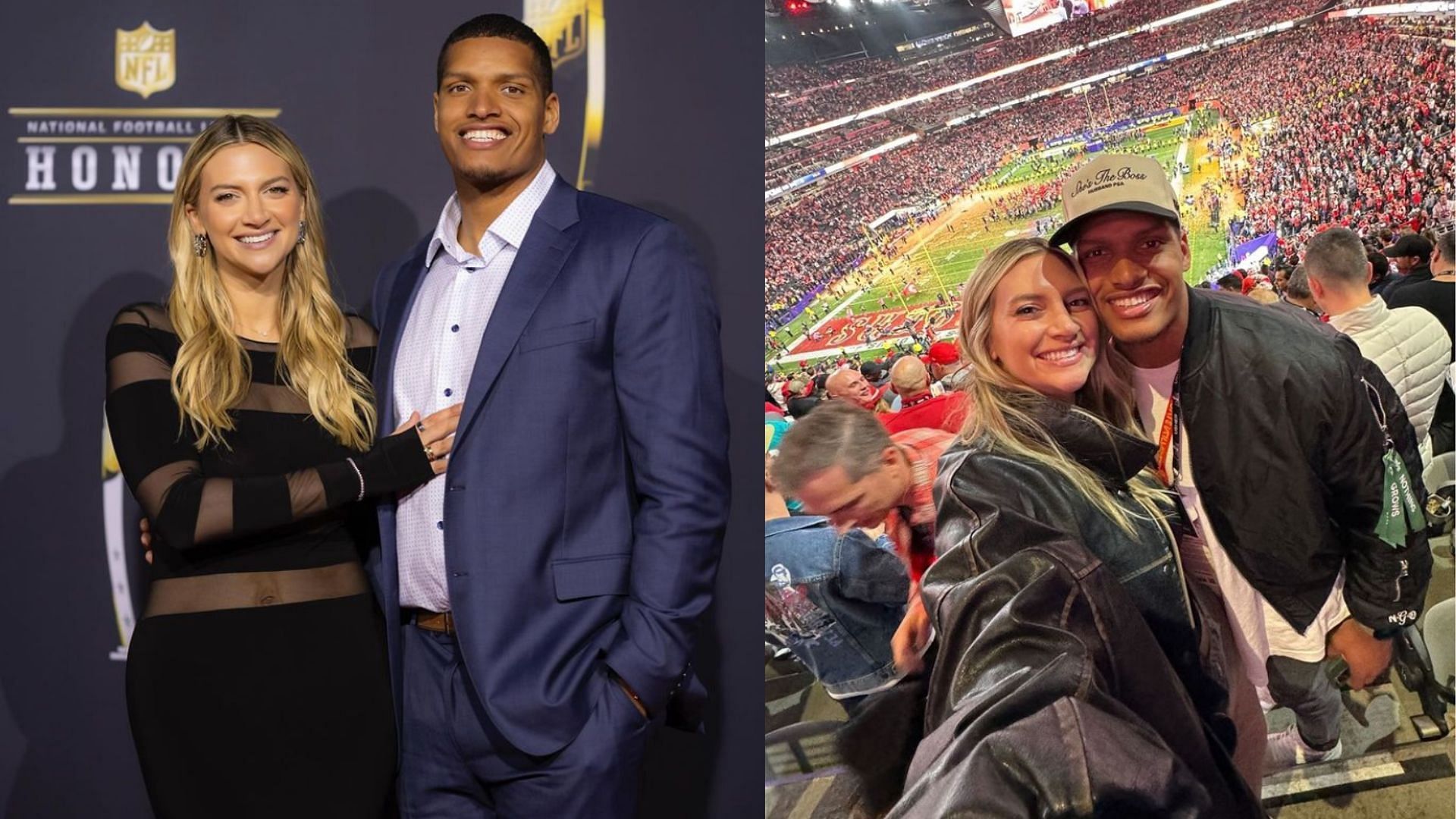 Isaac Rochell trolled his wife Allison Kuch after she spent time looking for Taylor Swift at Super Bowl LVIII.