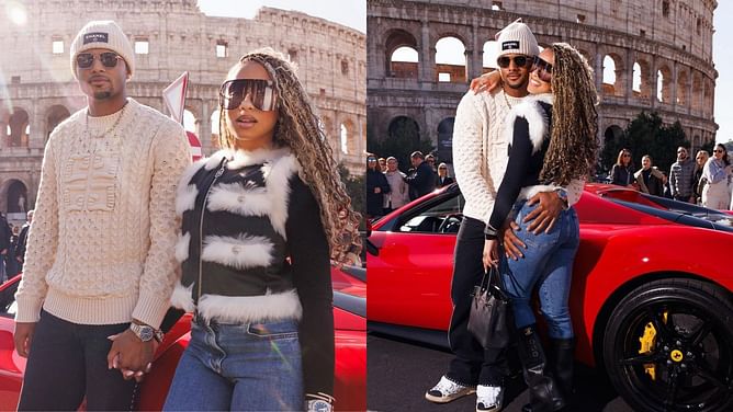IN PHOTOS: Deshaun Watson and Jilly Anais cruise through Italy in a $350,000 Ferrari 296 GTB