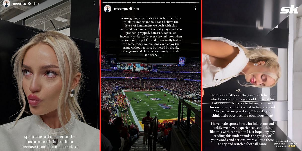 Morgan Riddle teilt ihr NFL-Super-Bowl-Erlebnis auf Instagram