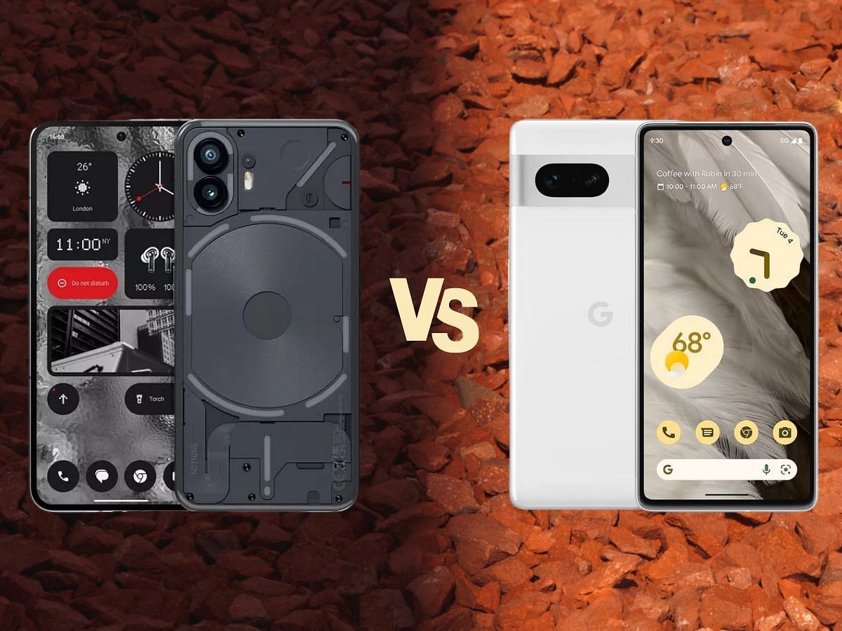 Nothing Phone 2 vs Google Pixel 7: which is best?